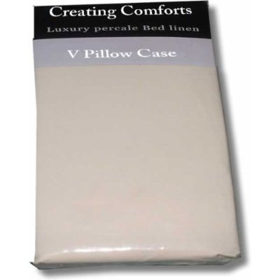 V Pillowcase for V Shaped Pillows Ivory/Cream V Pillow Case Cover Only, Cream