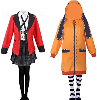 Halloween Cosplay Costume coat for Yomozuki Runa Rabbit Long Cute Orange