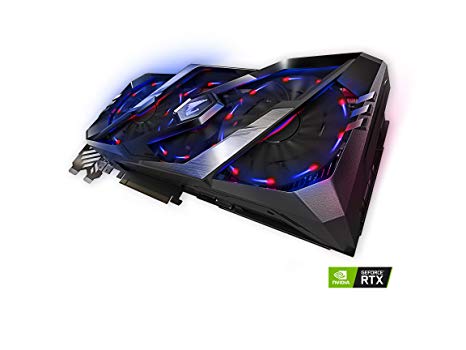 Gigabyte AORUS GeForce RTX 2070 Xtreme 8G Graphics Card, 3X Stacked Windforce Fans, 8GB 256-Bit GDDR6, GV-N2070AORUS X-8GC Video Card