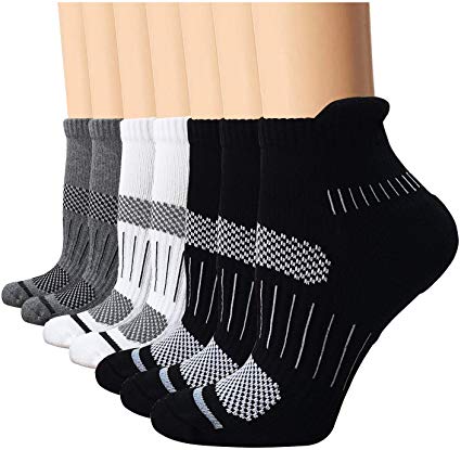 Compression Socks Plantar Fasciitis for Women Men (3/5/7 Pack), 8-15 mmhg Athletic Sock Arch Support Flight Travel Nurses