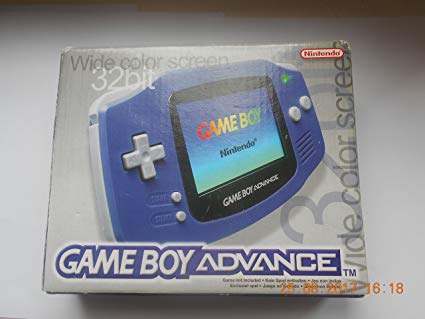 Game Boy Advance Console In Indigo