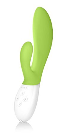 LELO Ina 2 Luxury Rabbit Vibrator, Lime Green