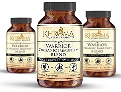 Warrior - Organic Immune System Support - Absolutely The Most Powerful Immunity Supplement You'll Ever Take - Made with Nature's 8 Most Potent Immunity Defense Herbs
