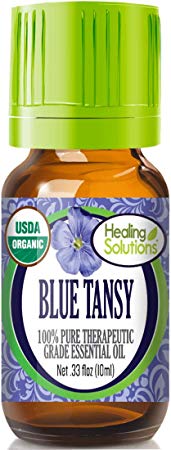Organic Blue Tansy Essential Oil (100% Pure - USDA Certified Organic) Best Therapeutic Grade Essential Oil - 10ml
