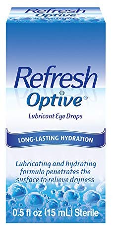 Refresh Optive Lubricant Eye Drops, 0.5 fl oz (15mL) Sterile