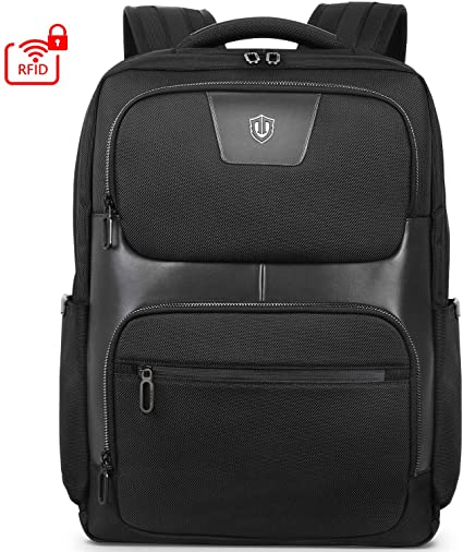 SHIELDON Business Laptop Backpack 15.6 Inch, Anti-theft Travel Computer Backpack with RFID Blocking Pocket, Water Repellent Daypack Laptop Bag for Work/College/Men/Women, 23L, Black