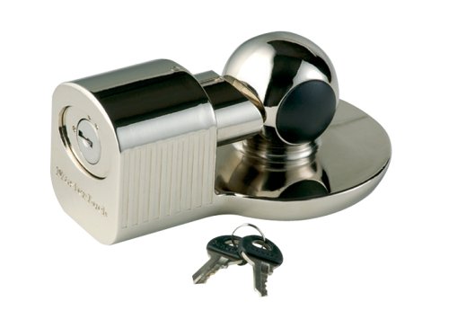 Master Lock 470-377DAT Nickel Chrome Finish, Zinc Die Cast Coupler Lock