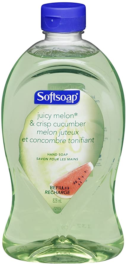Softsoap Liquid Hand Soap Refill, Crisp Cucumber and Melon, 828 mL
