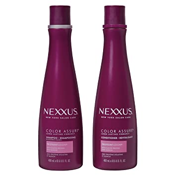 Nexxus Color Assure Shampoo And Conditioner For Color Treated Hair Color Assure Collection Enhance Hair Color For Up To 40 Washes 13.5oz 2 Count