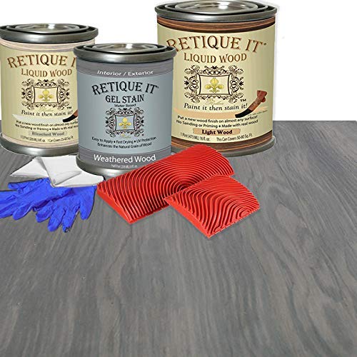 Water-Based Gel Stains by Retique It (Weathered Wood, Weathered Wood)