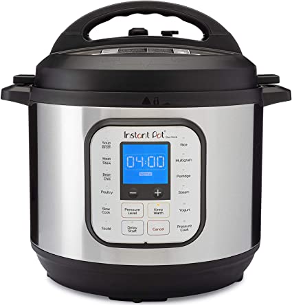 Instant Pot Duo Nova Electric Multi-Use Pressure Cooker, Stainless Steel, 9.5L - 1440W, Silver