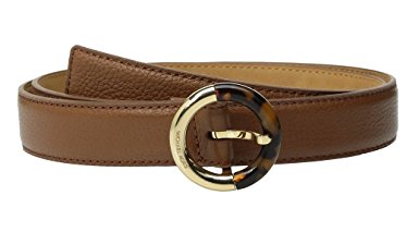 Michael Kors Women's Feather Edge Pebble Panel Belt