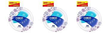 Dixie Everyday Paper Plates, 10 1/16 Inches dElDJh, 3Pack of 220 Plates