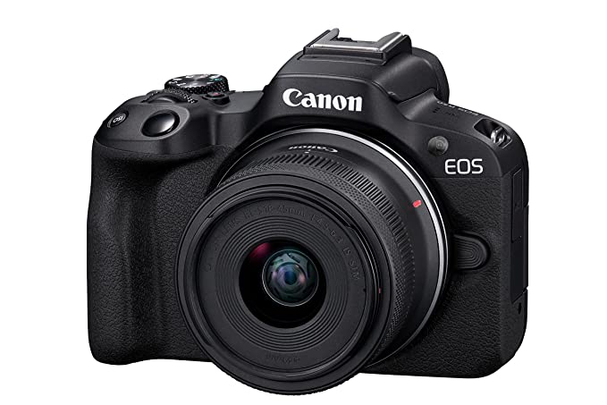 Canon Digital Camera EOS R50 RF-S18-45mm is STM (Black)