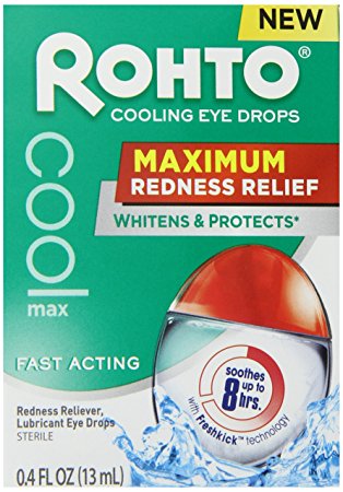 Rohto Maximum Redness Relief, 0.4 Fluid Ounce