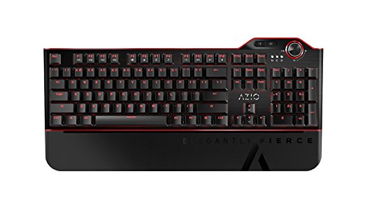 Azio Mgk L80 Mechanical Gaming Keyboard (Brown K-SWITCH/ Red Backlight) MGK-L80-02