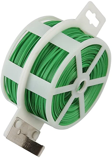 Shintop 328 Feet Garden Plant Twist Tie with Cutter for Gardening, Home, Office