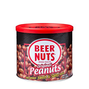BEER NUTS | Original Sweet and Salty Peanuts 12 oz. Can