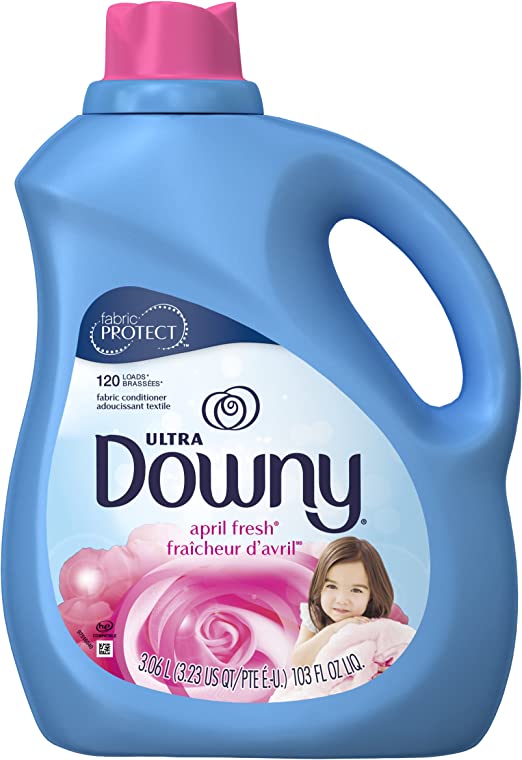 Downy Ultra Fabric Softener Liquid, April Fresh Fabric Conditioner, 3.06 L (120 Loads) - Packaging May Vary