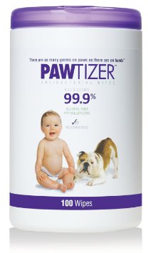 Pawtizer Pet Wipes, 100-Count