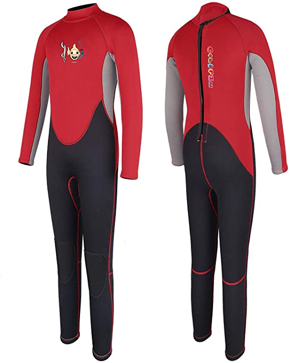 Kids Wetsuit 2mm Neoprene Full Wetsuit for Toddler Girls Swimsuit Boys Youth Water Aerobice Snorkeling Diving Swimming Wakeboarding Surfing Keep Warm