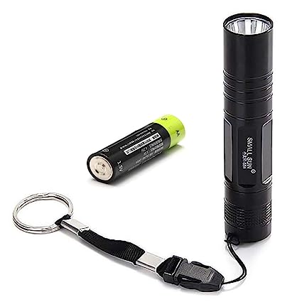 Magicwand Round Moon Shaped Light Aluminium Alloy Torch with Convex CREE Led