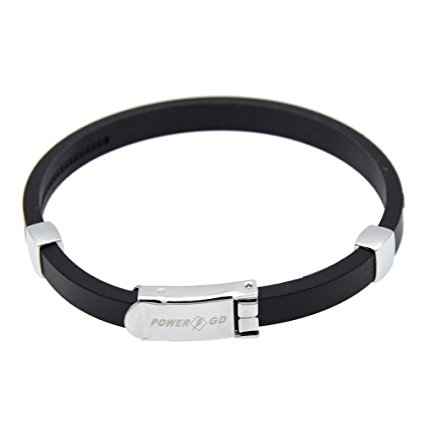 Lychee Engry And Anti-Static Bracelet Black Size Adjustable Ionic Magnetic Bracelet