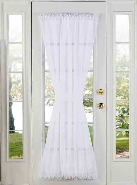 Stylemaster Home Products Elegance Voile Door Panel 60 by 72-Inch White