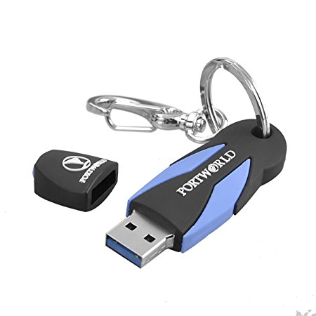 64GB USB 3.0 Flash Drive Memory Stick High Speed Data Transfer 100MB/S Thumb Drive for Windows 10, 8, 7, XP, Vista with Keychain