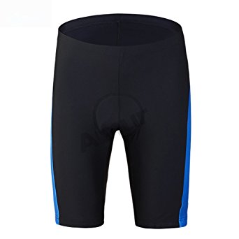 LSERVER Mens Cycling Jersey Shorts Set 2017 New Design Earth Print 3D Padded Shorts Cycling Jacket Men Set Black & Blue