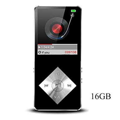 Mp3 player, Hotechs Hi-Fi Sound, with FM Radio, Recording Function Build-in Speaker Expandable Up to 64GB with Noise Isolation Wired Earbuds