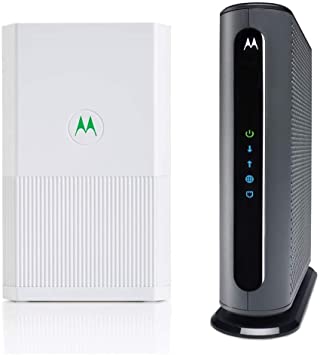 Motorola Smart WiFi Router (MH7021)   MB8611 Multi-Gig Cable Modem | Top Tier Internet Speeds | Approved for Comcast Xfinity, Charter Spectrum, and Cox – Separate Modem and Router Bundle