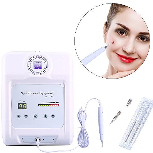 Dot Mole Freckle Acne Removal Pen Electronic Beauty Device, Skin Pigmentation Eraser Tattoo Remover Granulation Tissue Removing No Bleeding Home Use Beauty Parlor Care Machine Tool