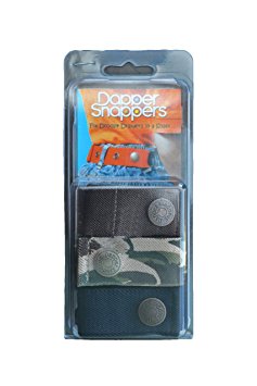 Dapper Snapper Baby & Toddler Adjustable Belt 3 Pack ~ Navy, Gator Camo & Chocolate
