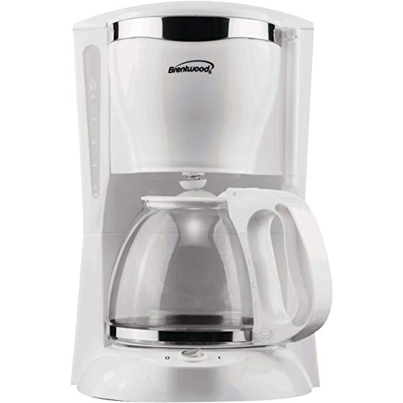 Brentwood Appliances TS-216 12-Cup Coffee Maker (White), Apple