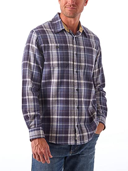 Wrangler Authentics Men's Long Sleeve Flannel Shirt