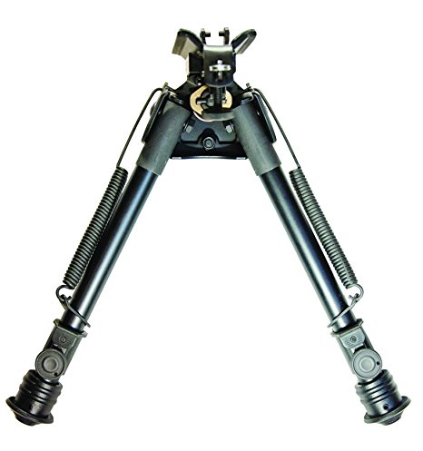 TipTop® EZ Pivot & PAN Rifle Bipod 9" - 13": Sling Stud Mount, Extendable, Folding, with Sling-attached Hole PN# S7-74668