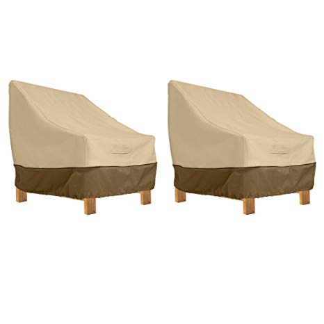 Classic Accessories Veranda Patio Deep Seat Lounge Chair Cover (2-Pack)