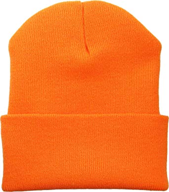 Thick and Warm Mens Daily Cuffed Beanie Made in USA for USA Knit HAT Cap Womens Kids