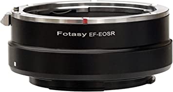 Fotasy Manual EF EF-S Mount Len to Cannon EOS RF Mount Adapter, EF EOS R Adapter, EF RF, Compatible with Canon EF lense, Compatible with Canon EOS R Mirrorless Camera EOS R RP Ra R3 R5 R6 R7 R10