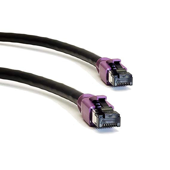4' S/'P CAT8 Round Cable Bandwidth:2000MHz 24AWG Stranded Bare Copper