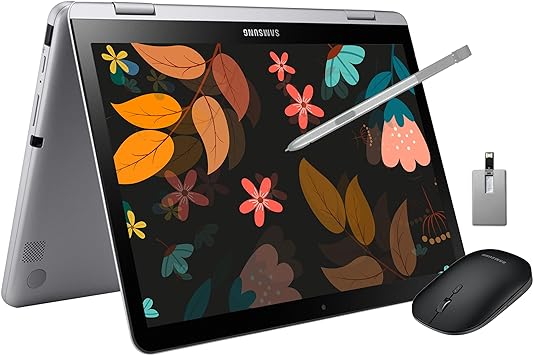 SAMSUNG Chromebook Plus V2 2-in-1 Touchscreen Laptop, 12.2" WUXGA Display, Intel Celeron 3965Y, 4GB RAM, 64GB eMMC, 1M Camera, Wi-Fi 5, Bluetooth Mouse, Stylus Pen, Chrome OS, Silver, 32GB USB Card