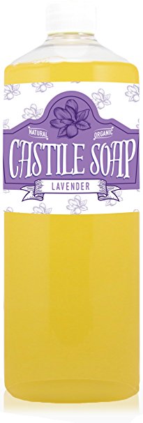 Mother's Vault - Liquid Castile Soap, Certified Organic and Natural Ingredients, Concentrated Multipurpose Soap For Everyday Cleaning - (16oz Lavender)