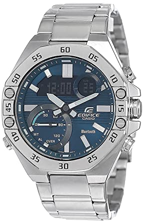 Casio Edifice Bluetooth Connect Analog-Digital Blue Dial Men's Watch-ECB-10D-2ADF (ED492)