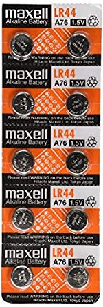 Maxell LR440-10PK LR44 Batteries (Pack of 10)