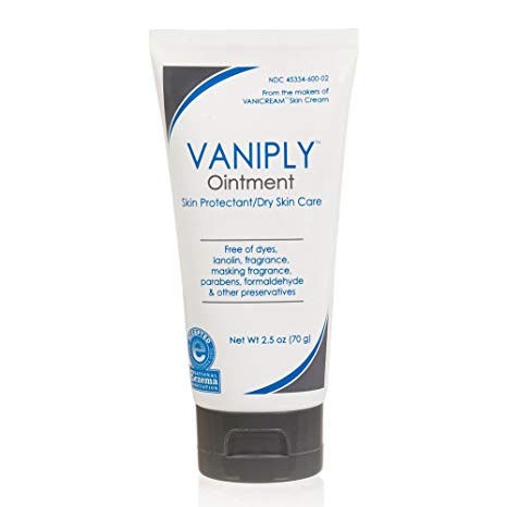 Vanicream Vaniply Ointment | Skin Protectant  | Fragrance and Gluten Free | For Sensitive Skin | Soothes Dry, Irritated, Itchy & Chaffing Skin | 2.5 Ounce