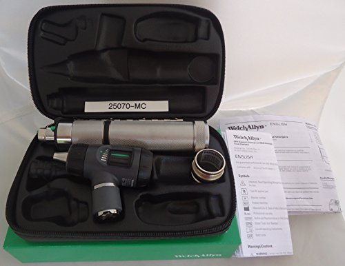 Welch Allyn Otoscope 3.5V Diagnostic Set #25070-MC with Convertible Handle