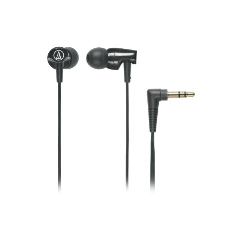 Audio-Technica ATHCLR100BK In-Ear Headphones, Black