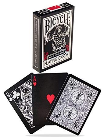 Bicycle Black Tiger Red Playing Cards Black Tiger Playing Cards