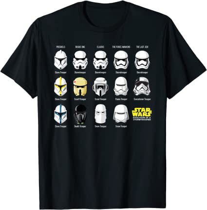 Star Wars Saga Guide Evolution of a Stormtrooper T-Shirt